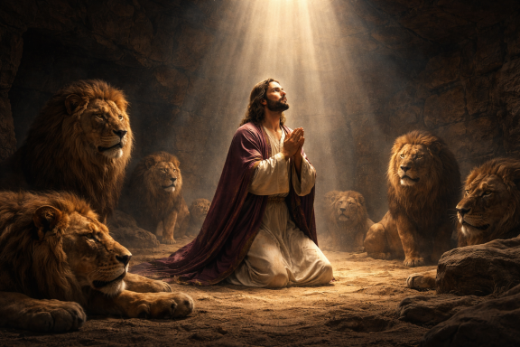 6. DANIEL EN EL FOSO DE LOS LEONES