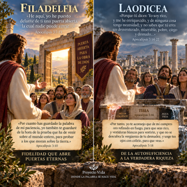 5. MENSAJE DE JESUS A FILADELFIA Y LAODICEA