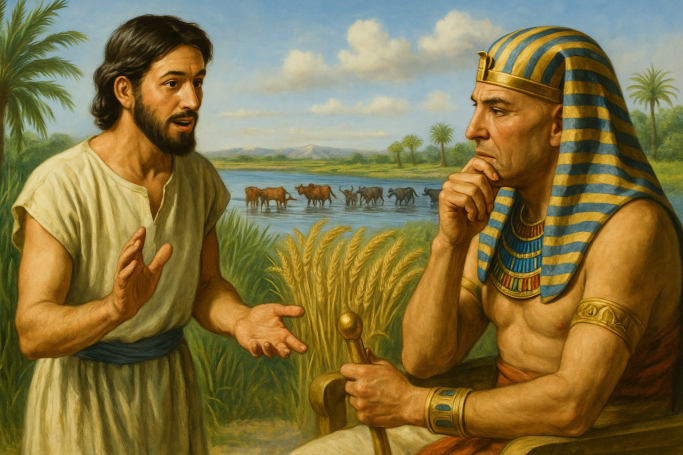 23. JOSE INTERPRETA EL SUEÑO DE FARAON