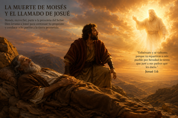 8. LA MUERTE DE MOISES Y EL LLAMADO DE JOSUE